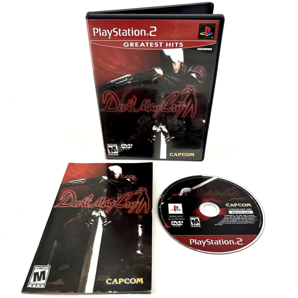 Devil May Cry - Sony PlayStation 2, Complete w/ Manual‎